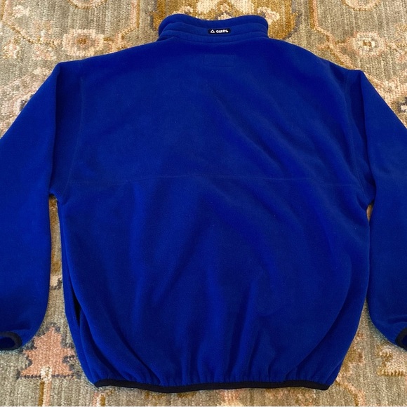 Kansas Jayhawks Gerry Fleece Jacket Color Blue Size XL - Picture 4 of 5
